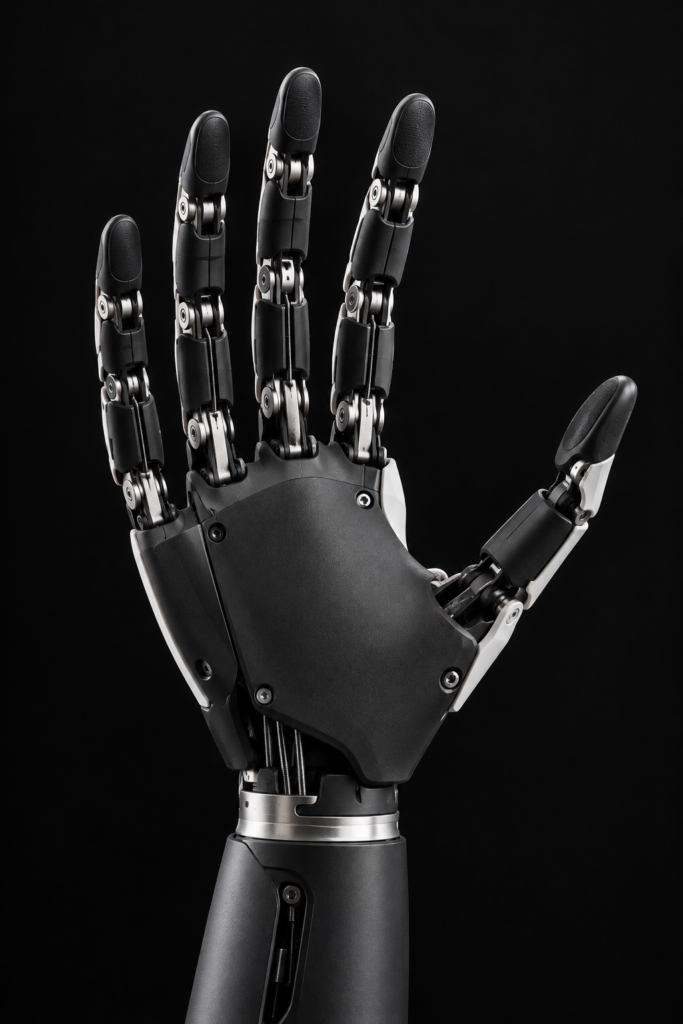 Concept image of the InnoTyag prosthetic hand